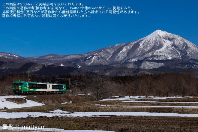 【JR東】磐越西線で「風っこストーブ喜多方号」が運転（1枚目）