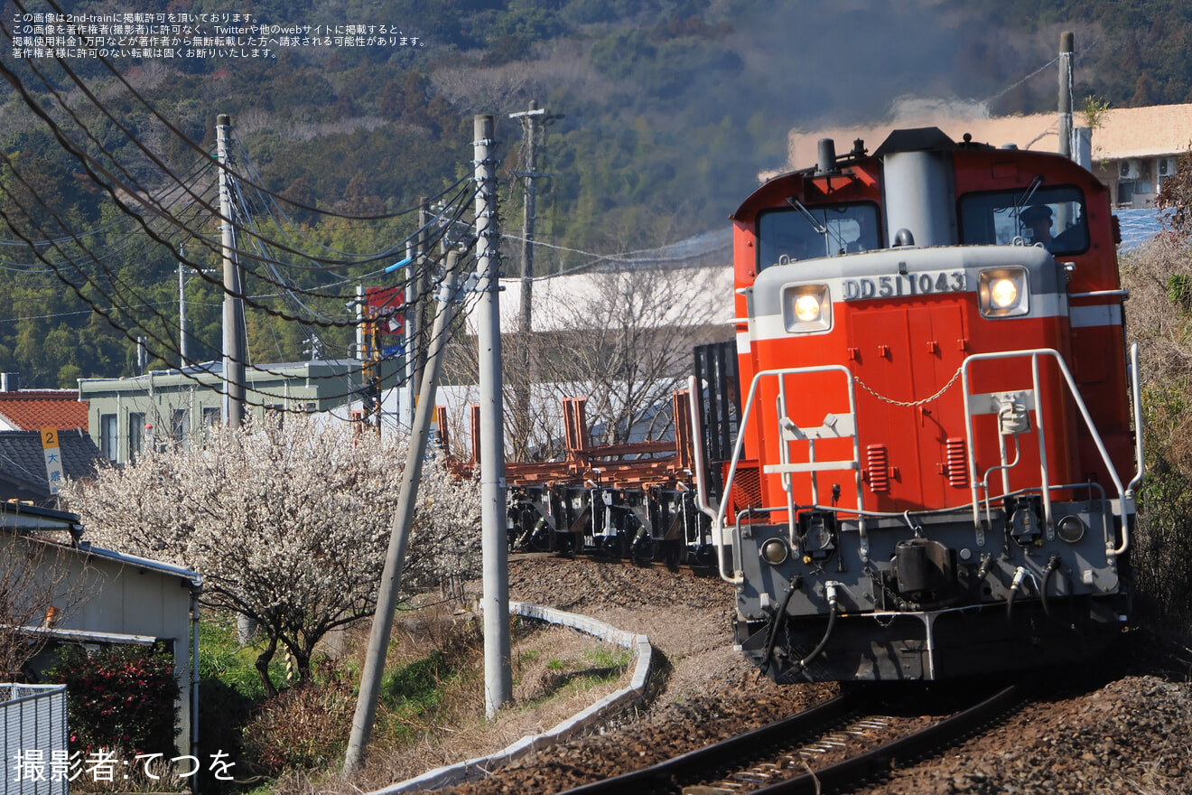 【JR西】DD51を用いた山口線での乗務員訓練の拡大写真