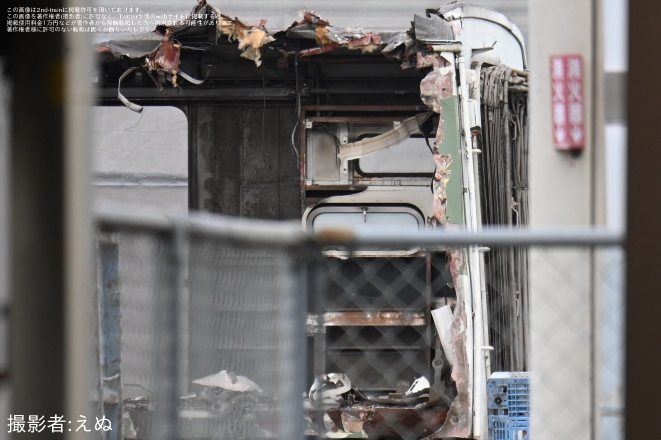 【JR東】189系N102編成のクハ189-510が解体の拡大写真