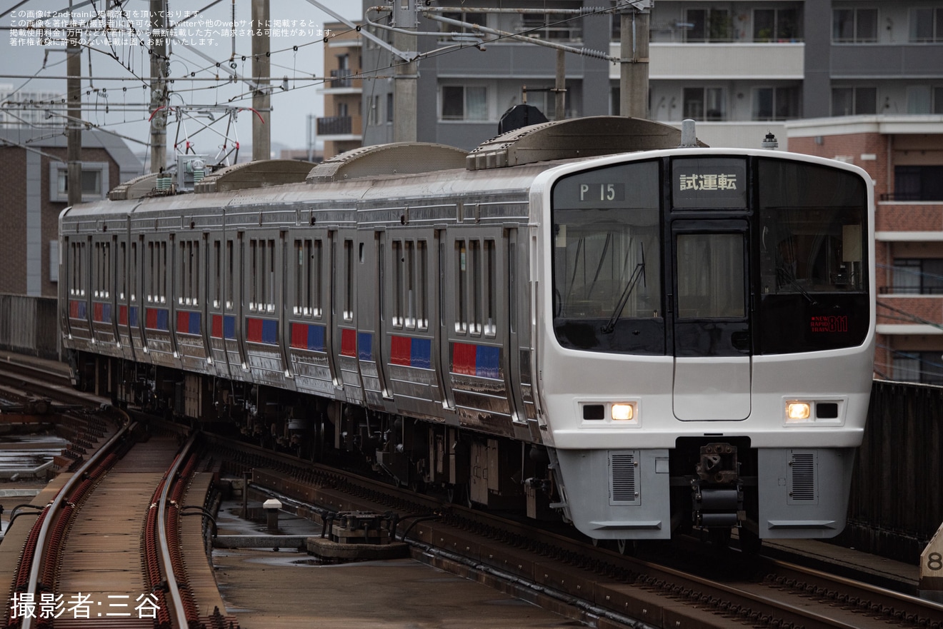 【JR九】811系PM15編成小倉総合車両センター出場の拡大写真
