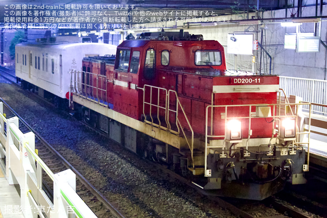 【東急】マニ50-2186 長津田車両工場出場甲種輸送 - 古淵駅にて撮影