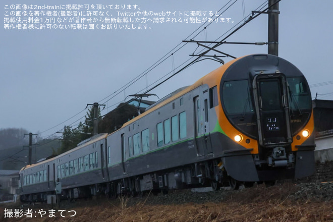 【JR四】8600系E1編成多度津工場出場回送（1枚目）