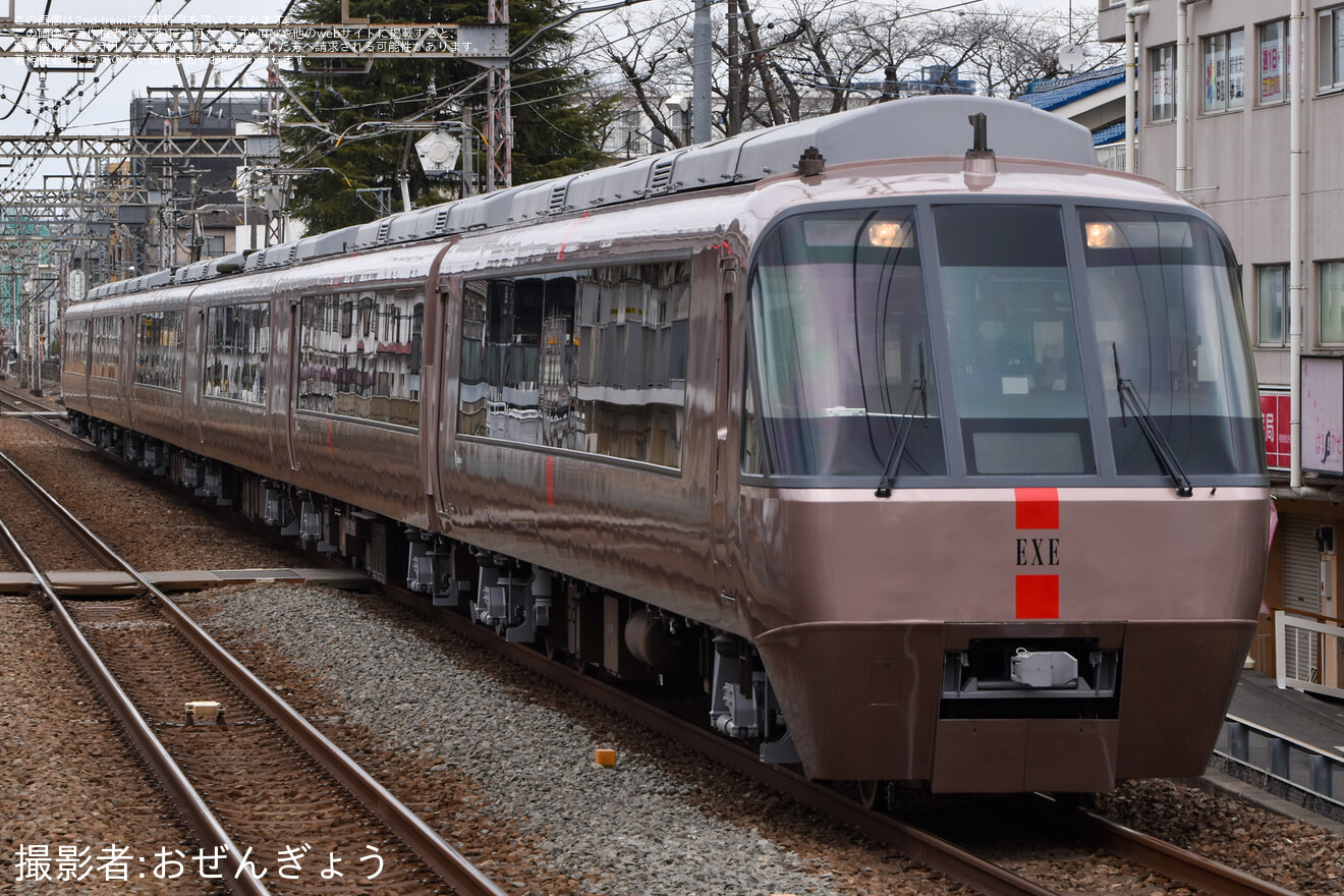 【小田急】30000形30255F(30255×6)全般検査明け試運転の拡大写真