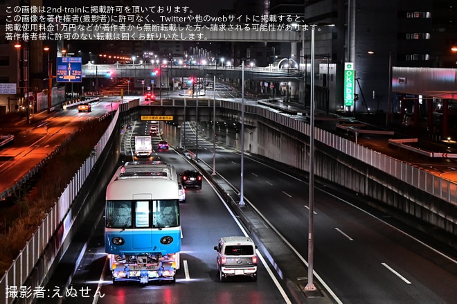 【舞浜リ】リゾートライナー (Type C)第103編成宗吾参道車両基地から陸送を不明で撮影した写真