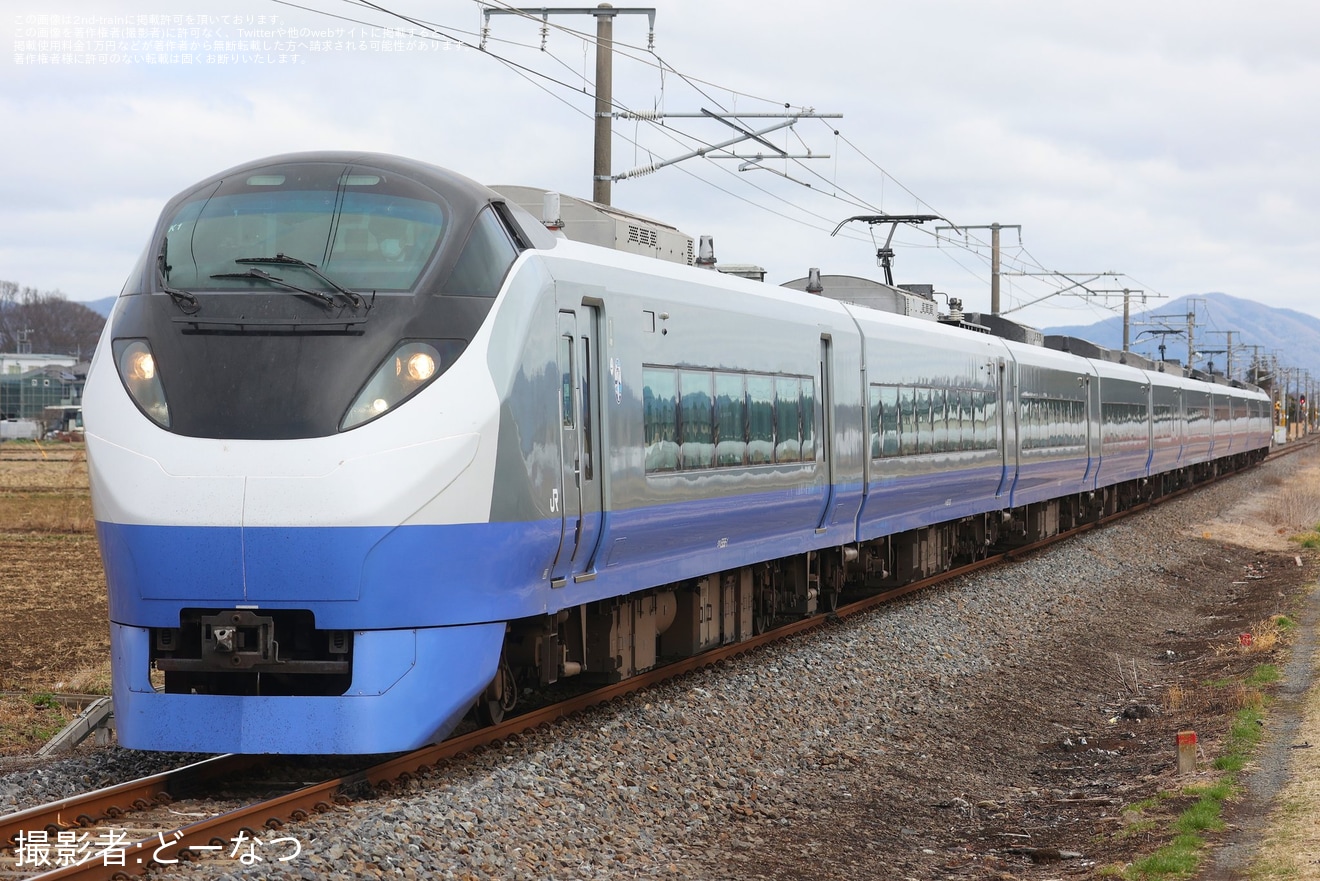 【JR東】E657系K1編成「ブルーオーシャン」郡山総合車両センター入場回送の拡大写真