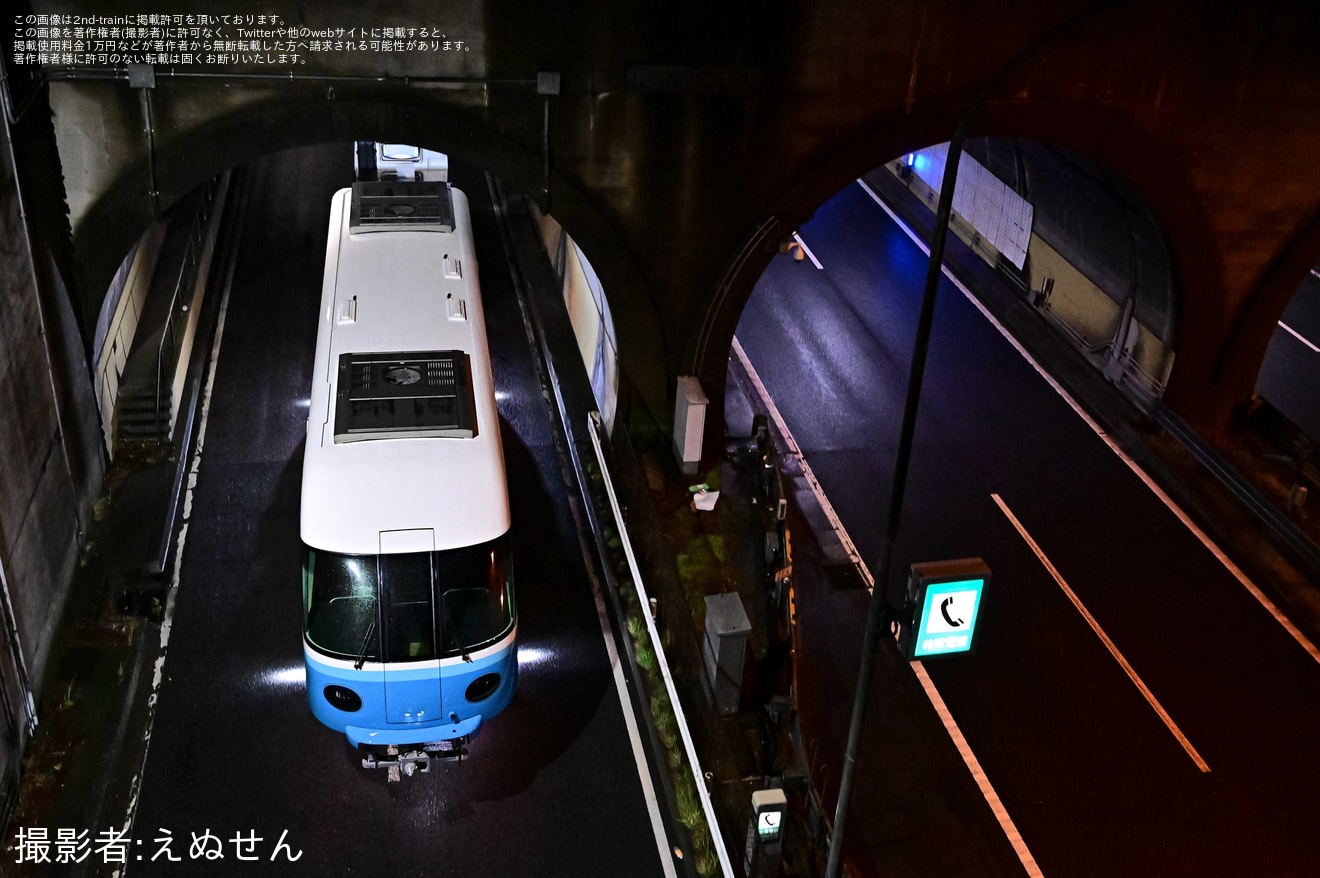 【舞浜リ】リゾートライナー (Type C)第103編成宗吾参道車両基地から陸送の拡大写真