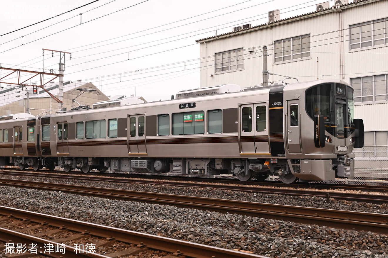 【JR西】227系500番台H8編成、H7編成、V01編成(Urara、Kizashi)が公式試運転の拡大写真