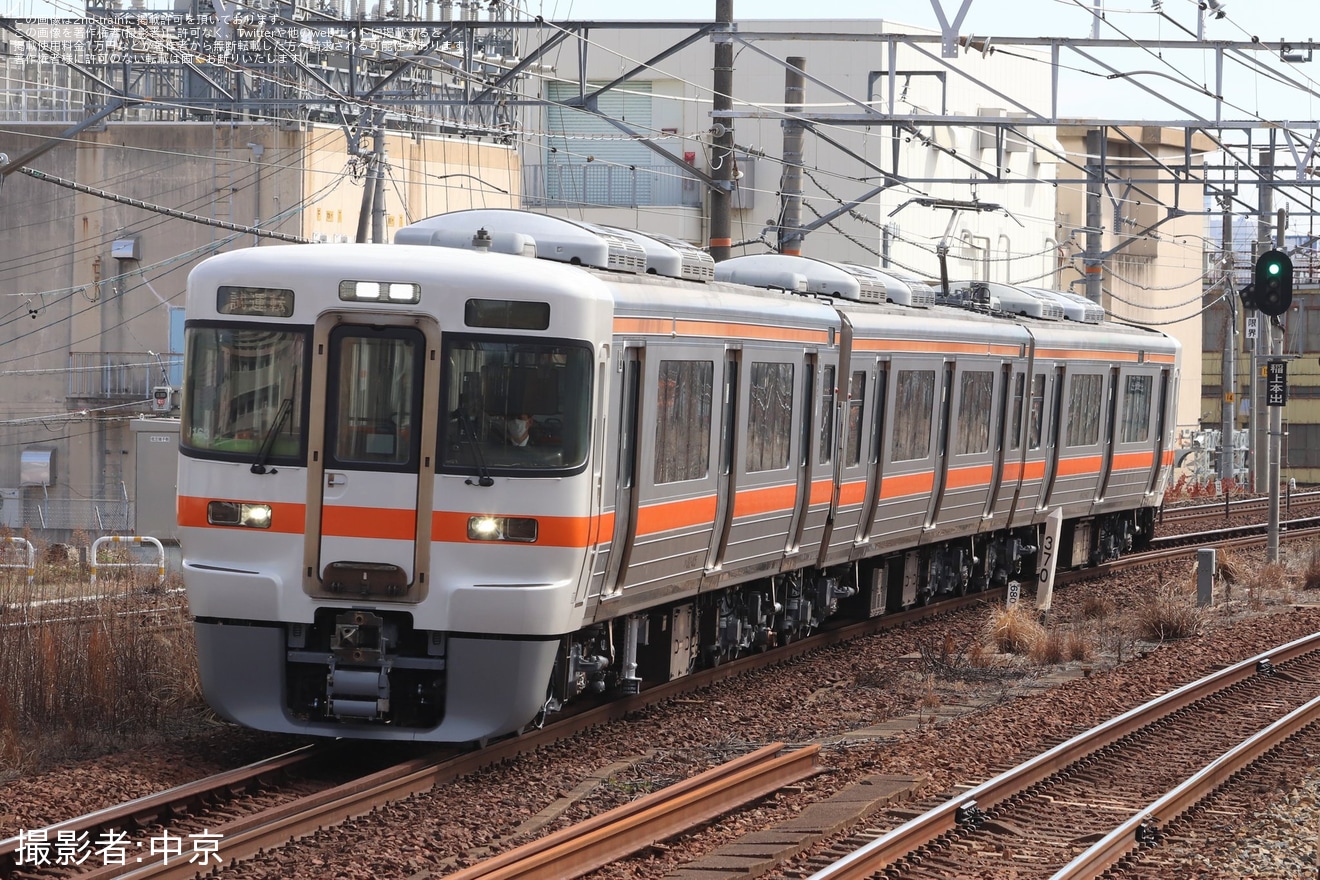 【JR海】313系J163編成が名古屋工場出場試運転(202602)の拡大写真
