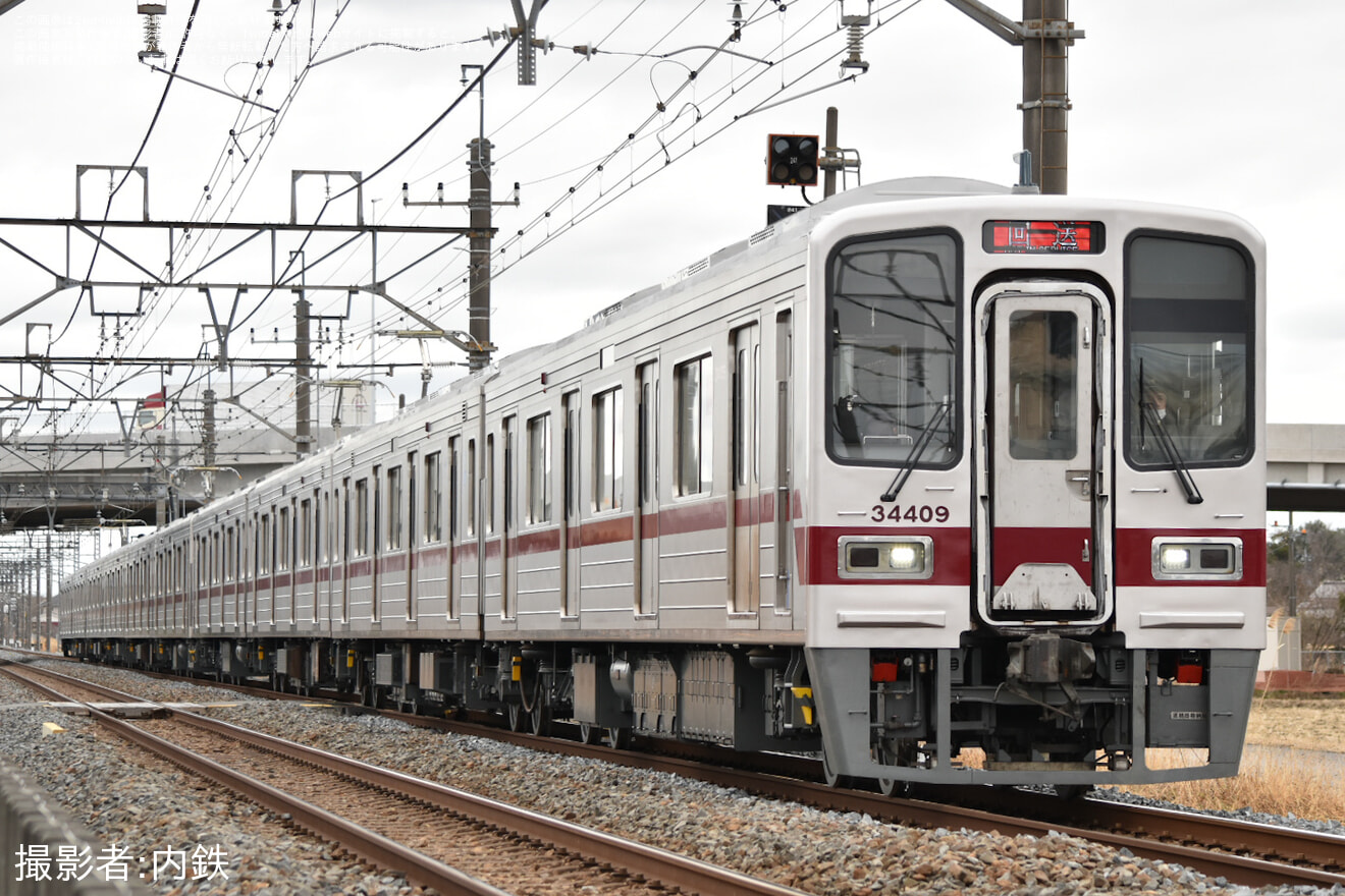 【東武】30000系31609F+31409F南栗橋工場出場回送の拡大写真