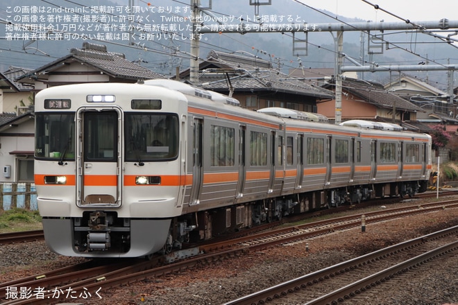 【JR海】313系J164編成が名古屋工場出場試運転(202602)を不明で撮影した写真