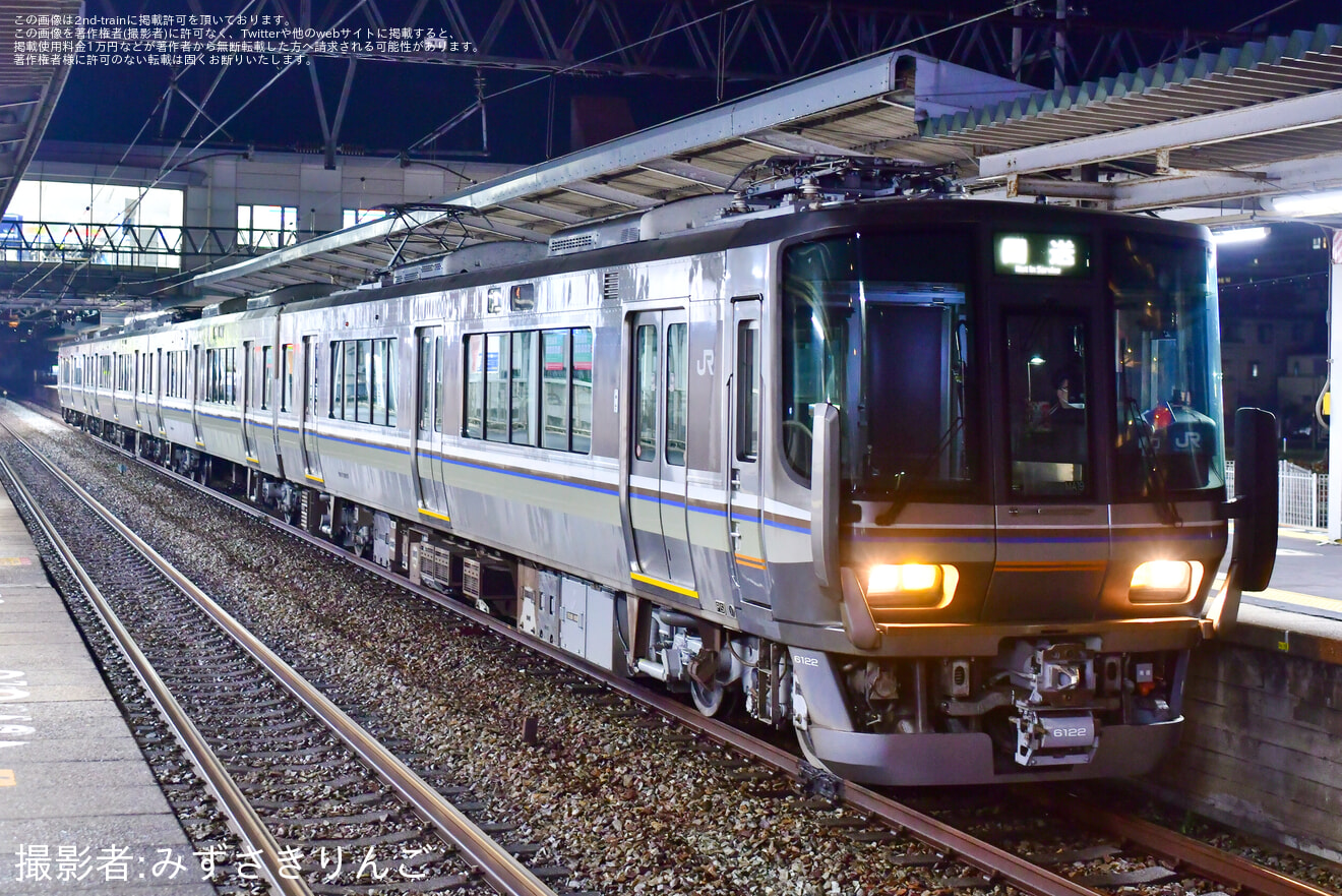 【JR西】223系MA19編成 網干総合車両所本所出場回送の拡大写真