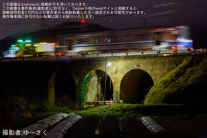 【福市交】1000N系05編成が陸送・搬出を不明で撮影した写真