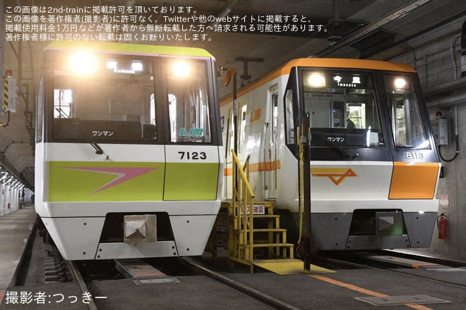 【大阪メトロ】「車両撮影会―鶴見検車場―」を開催を鶴見検車場で撮影した写真