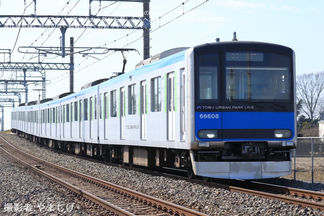 【東武】60000系61608F南栗橋工場入場回送（1枚目）