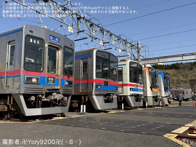 【京成】ツアー参加者向けに宗吾車両基地が公開 - 宗吾車両基地にて撮影