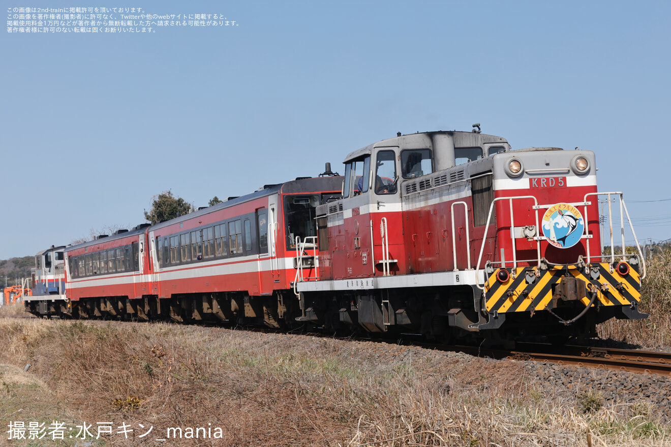 【鹿臨】「DL急行『大洗エメラルド号』神栖・奥野谷浜行き」ツアーが催行の拡大写真