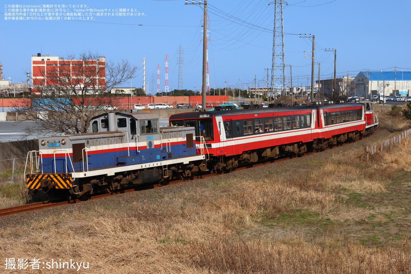 【鹿臨】「DL急行『大洗エメラルド号』神栖・奥野谷浜行き」ツアーが催行の拡大写真