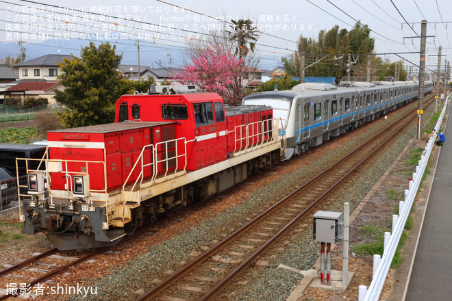 【小田急】5000形5065×10(5065F)甲種輸送 - 日本車輌専用線にて撮影