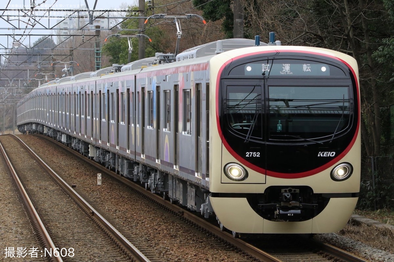 【京王】新型車両2000系2702Fが本線試運転を実施の拡大写真