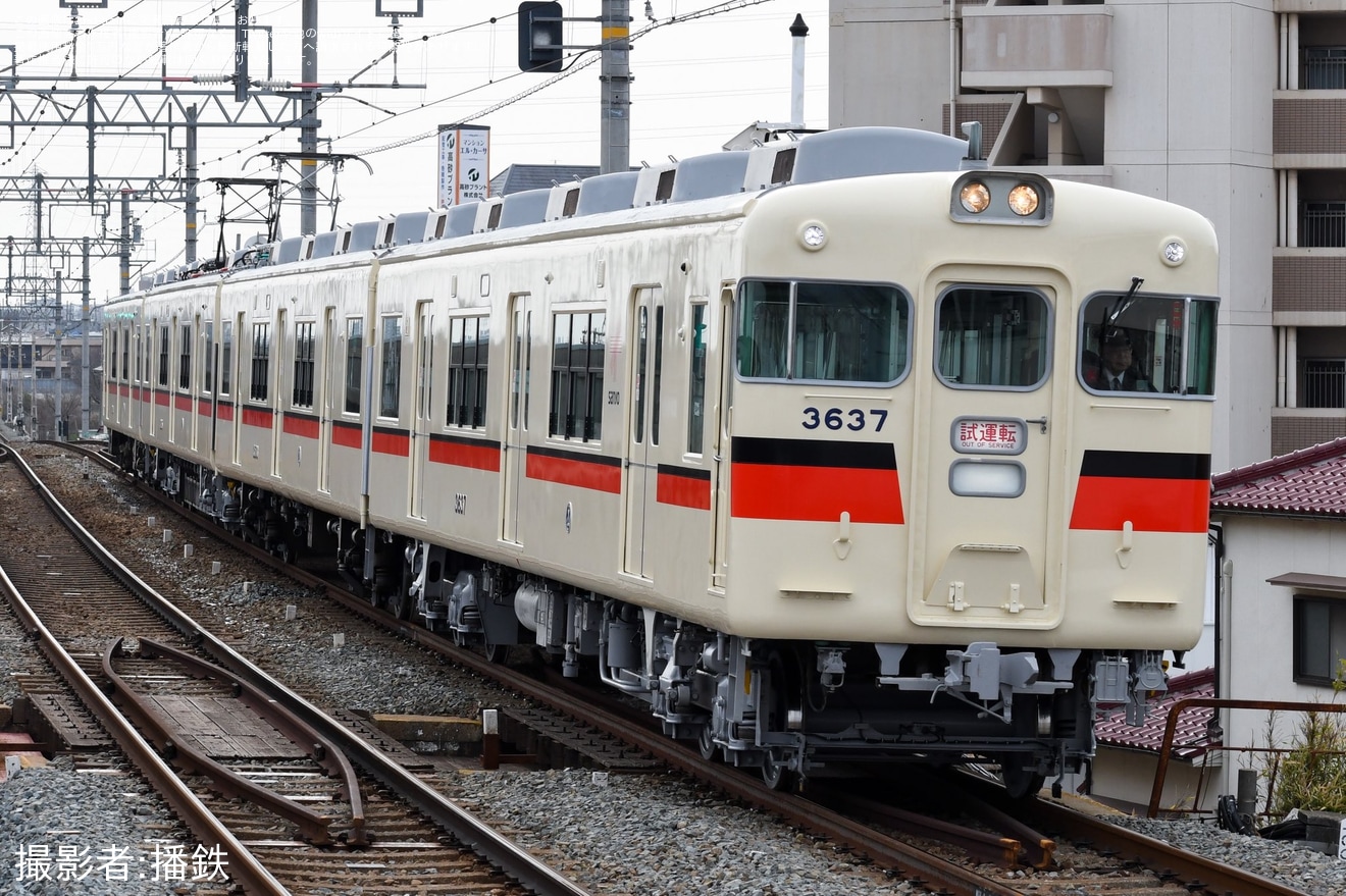【山陽】3050系3064F東二見工場出場試運転を実施(202603)の拡大写真