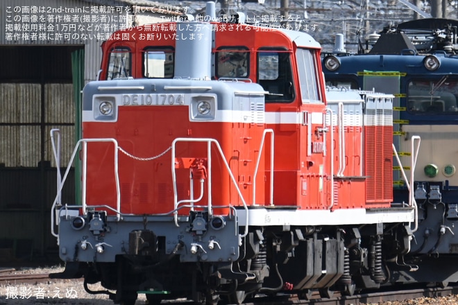 【JR東】EF65形5両が連なって留置されている様子が目撃（3枚目）