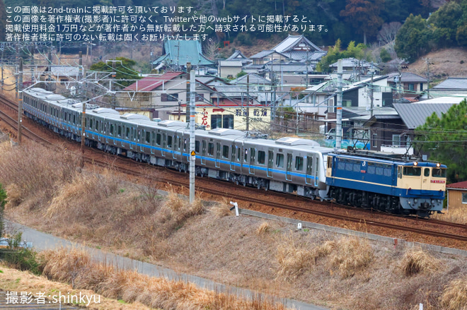【小田急】5000形5065×10(5065F)甲種輸送 - 掛川～菊川間にて撮影