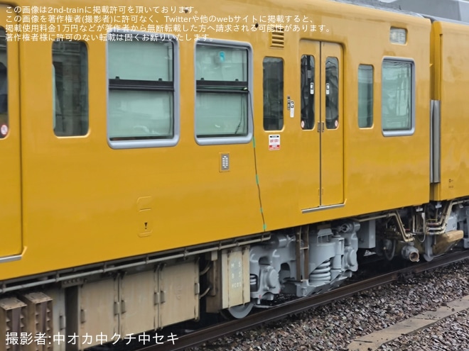【JR西】105系U06編成下関総合車両所本所構内試運転を不明で撮影した写真