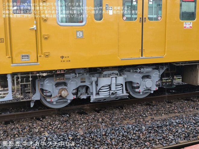 【JR西】105系U06編成下関総合車両所本所構内試運転を不明で撮影した写真