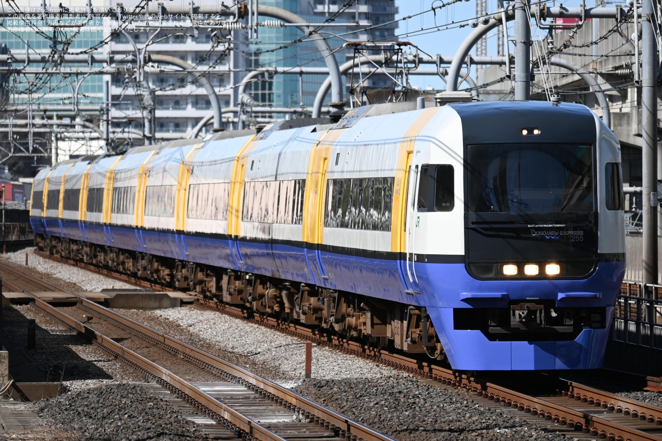 【JR東】255系マリBe-03編成 大宮総合車両センター出場回送(202603)の拡大写真