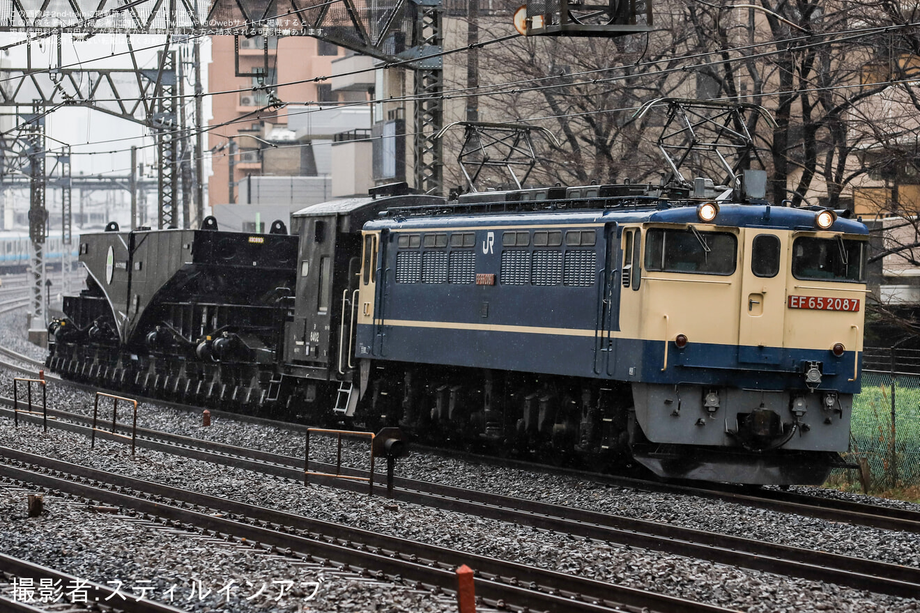 【JR貨】シキ611B1が宇都宮へ回送の拡大写真