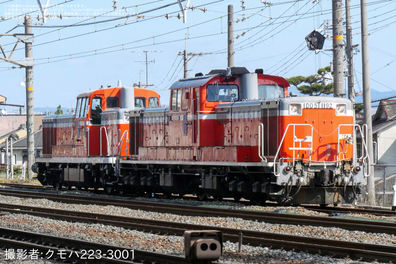 【JR西】DE10-1152向日町交番検査返却配給の拡大写真