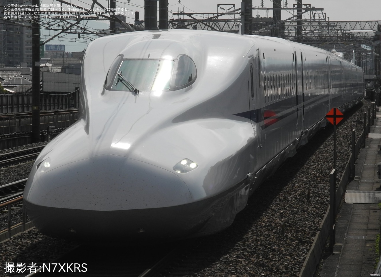 【JR海】N700系X58編成浜松工場出場試運転(202603)の拡大写真