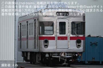 【長電】3500系(元営団地下鉄日比谷線3000系)のN6編成のモハ3516が内装撤去完了