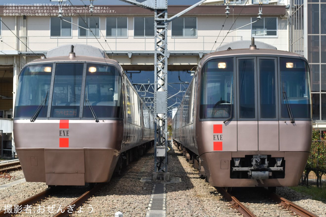 【小田急】NSE3100形ロンちゃん60周年還暦まつり＆EXE30000形未更新車撮影会IN開成車庫の拡大写真