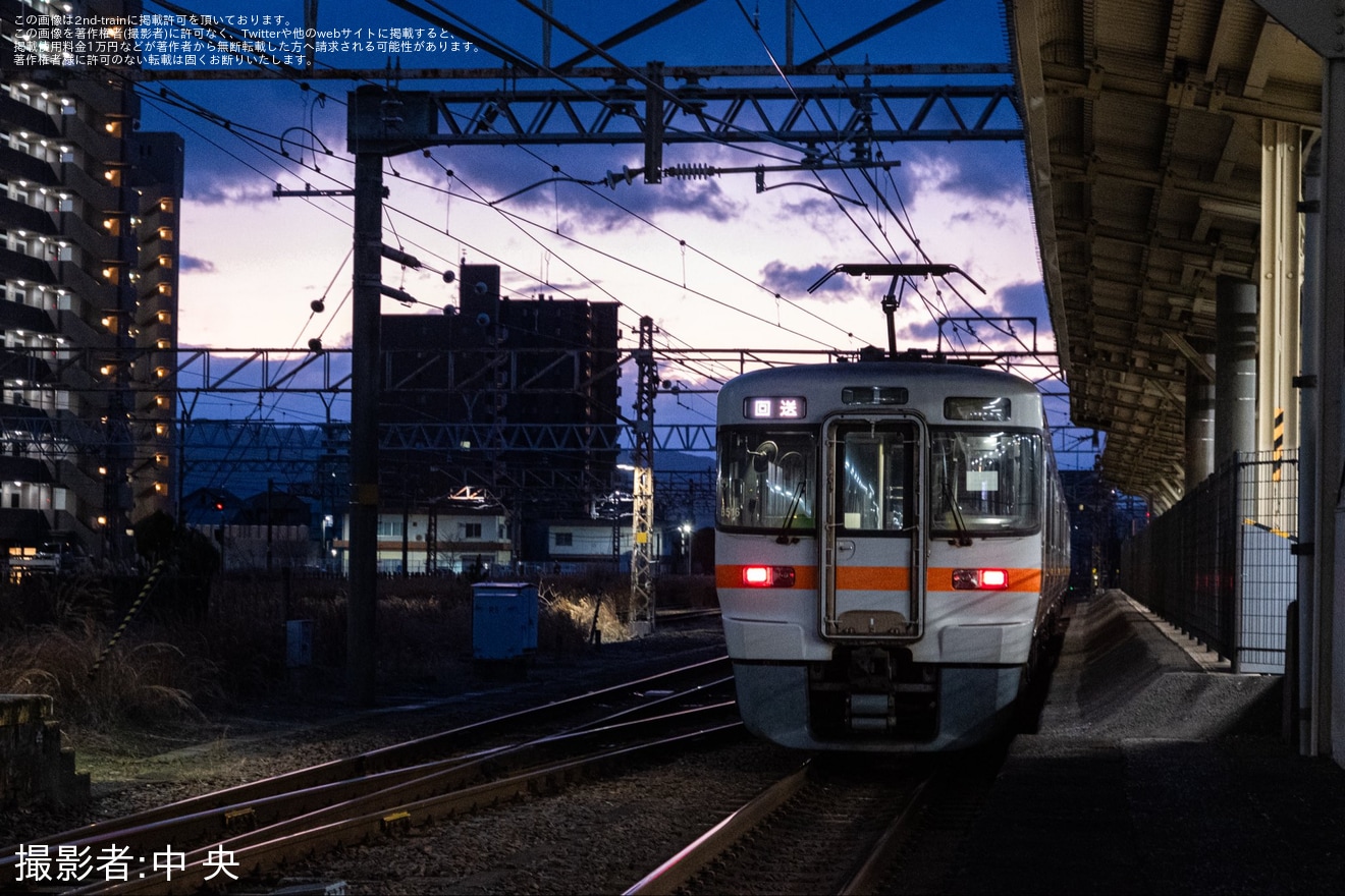 【JR海】313系B516+B517編成 が大垣車両区へ転属のため回送の拡大写真
