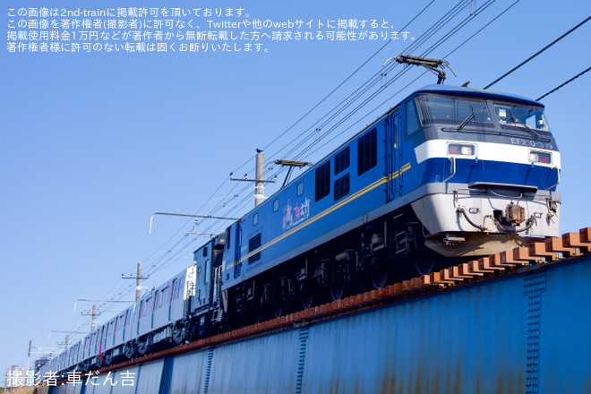 【都営】12-600形 12-951F 日本車両出場甲種輸送 - 新鶴見信～鶴見間にて撮影