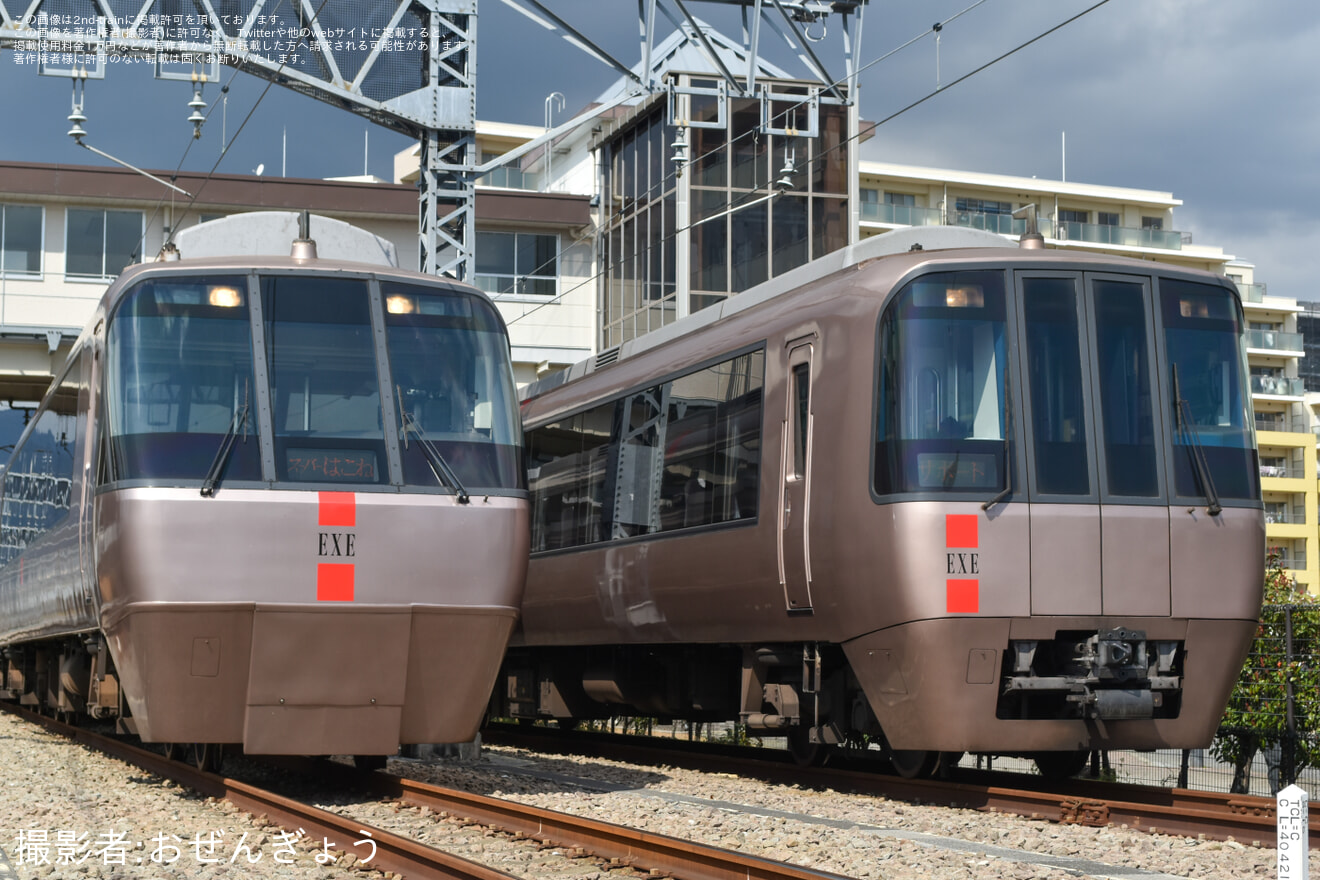 【小田急】NSE3100形ロンちゃん60周年還暦まつり＆EXE30000形未更新車撮影会IN開成車庫の拡大写真