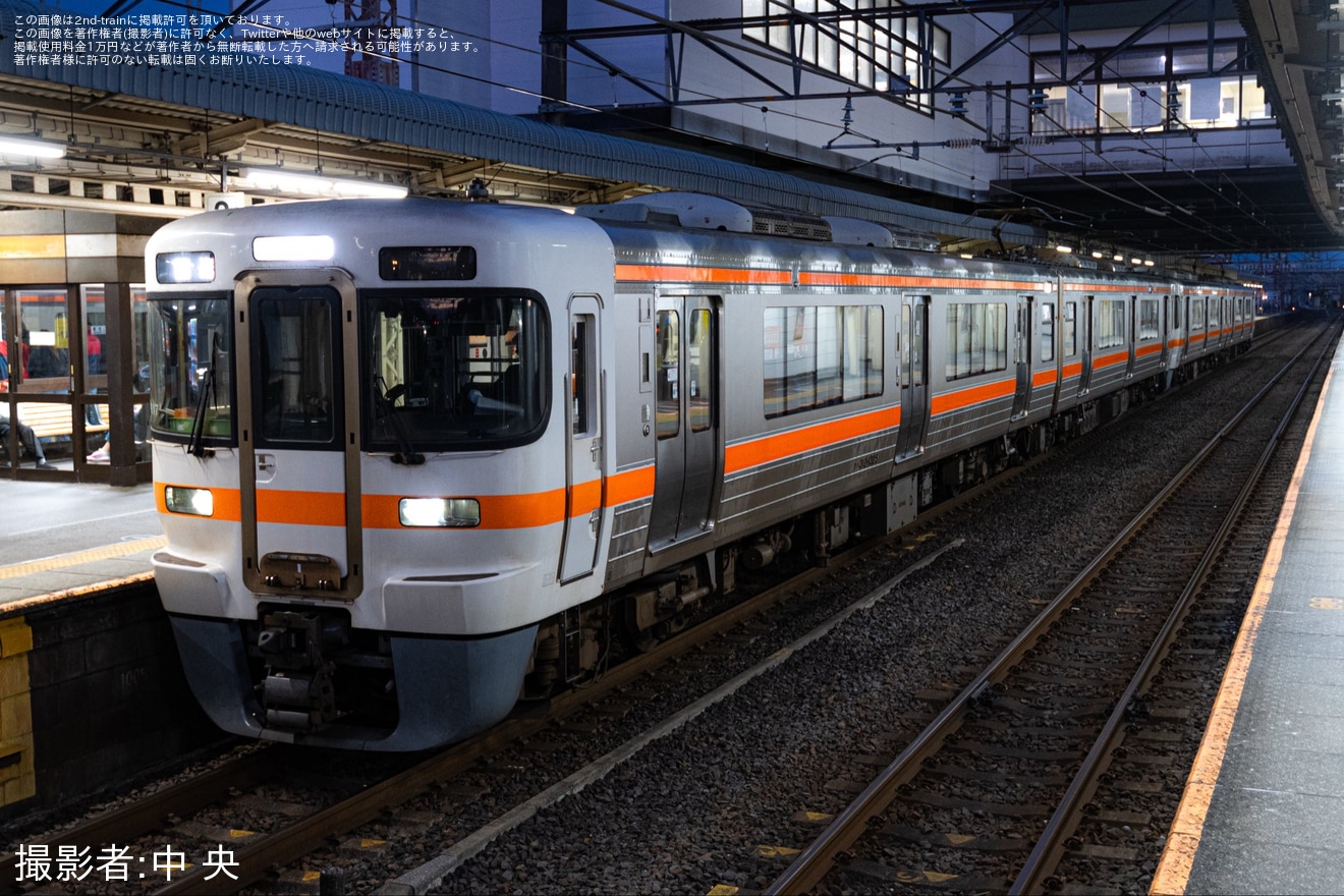 【JR海】313系B516+B517編成 が大垣車両区へ転属のため回送の拡大写真