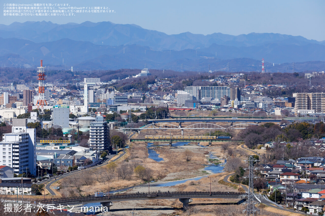 【西武】新101系1249F(ツートンカラー) 多摩川線車両交換甲種輸送の拡大写真