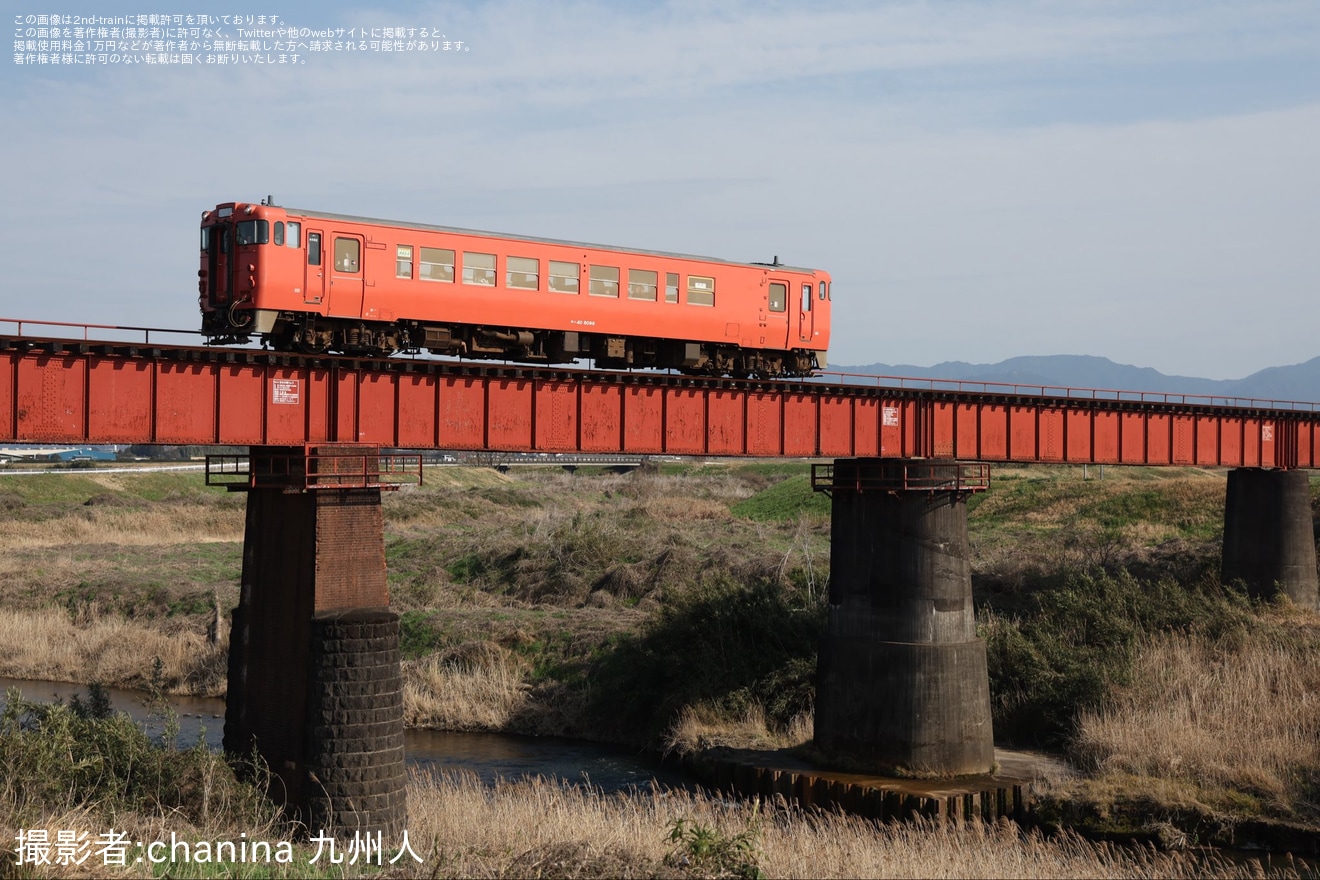 【JR九】キハ40-8098(首都圏色)使用の「親子で行く！！JR九州宮崎支社お仕事体験ツアー」が開催の拡大写真