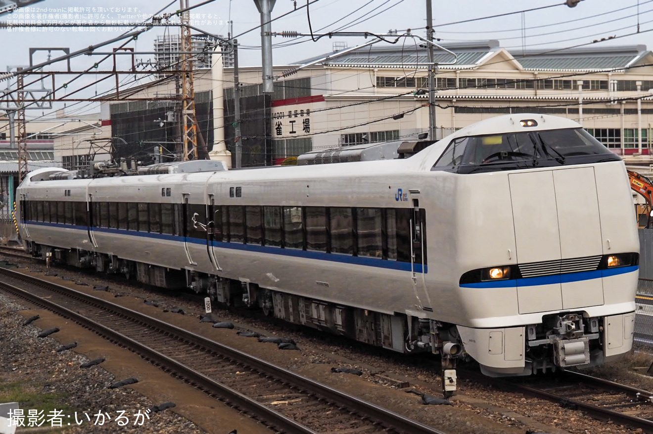 【JR西】683系R11編成の吹田構内試運転を実施の拡大写真