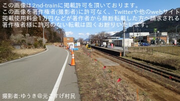【富士急】寿駅で行き違い施設新設工事が確認