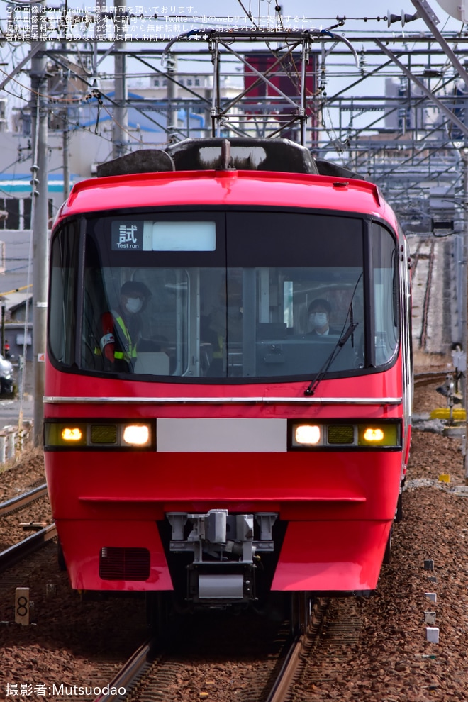 【名鉄】1800系1807F舞木検査場出場試運転 を不明で撮影した写真