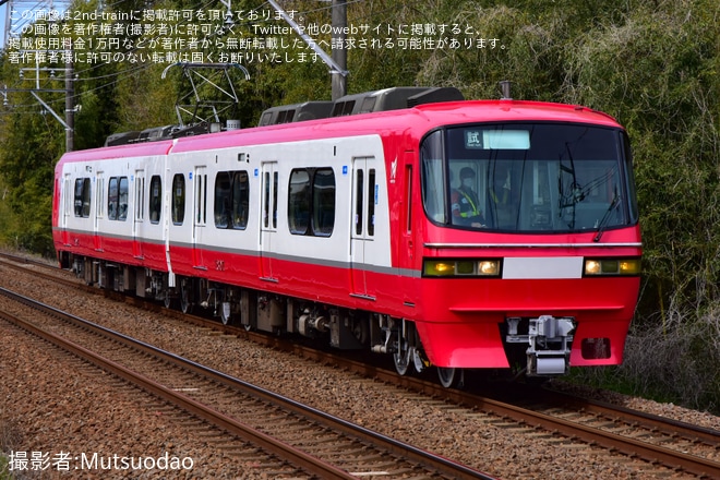 【名鉄】1800系1807F舞木検査場出場試運転 を不明で撮影した写真