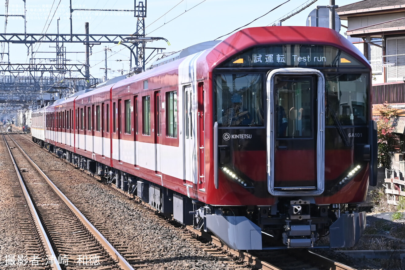 【近鉄】6A系6A01+6820系AY22併結試運転の拡大写真