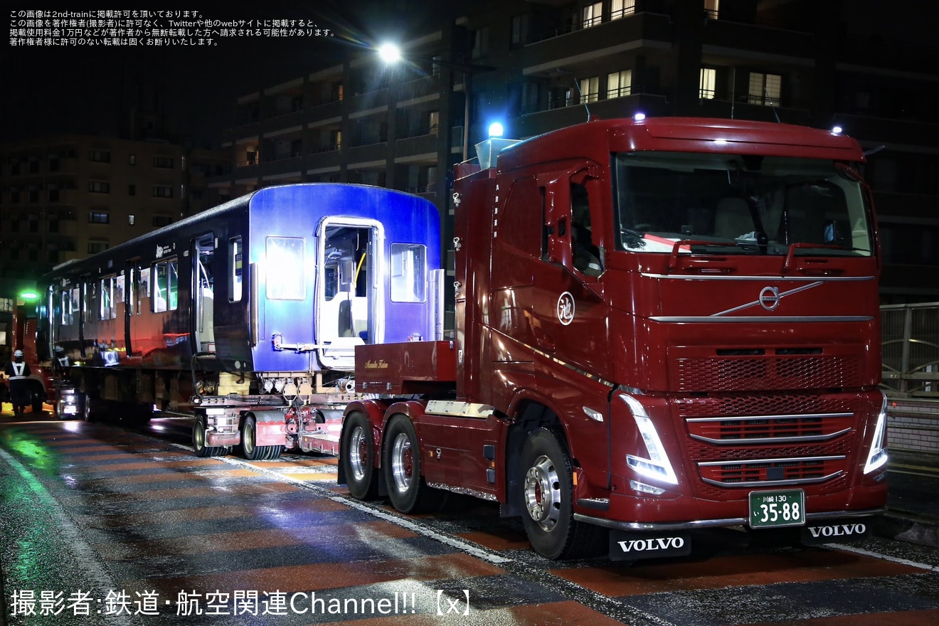 【相鉄】9000系9703F(モハ9209・クハ9503)廃車陸送の拡大写真