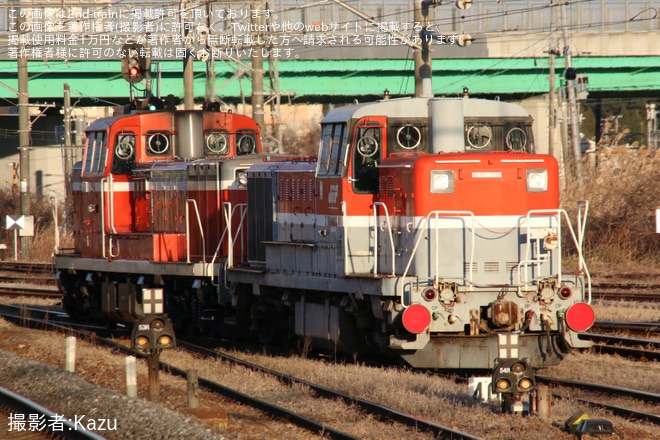 【JR貨】DE10-1539が仙台港へ廃車回送(仙台総合鉄道部からDE10は消滅)を不明で撮影した写真