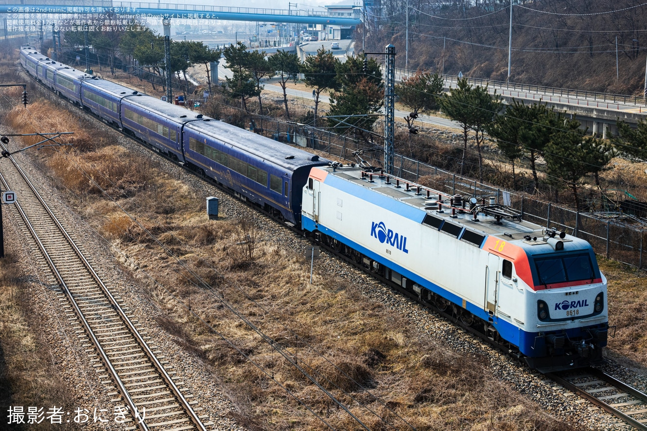 【KORAIL】「レールクルーズヘラン」1号編成が大田鉄道車両整備団を出場の拡大写真