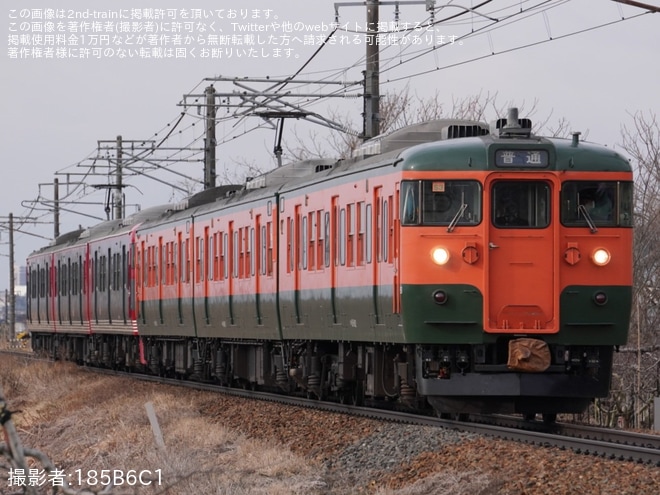 【しな鉄】115系S1編成「しなの鉄道色」が定期運用から撤退（2枚目）