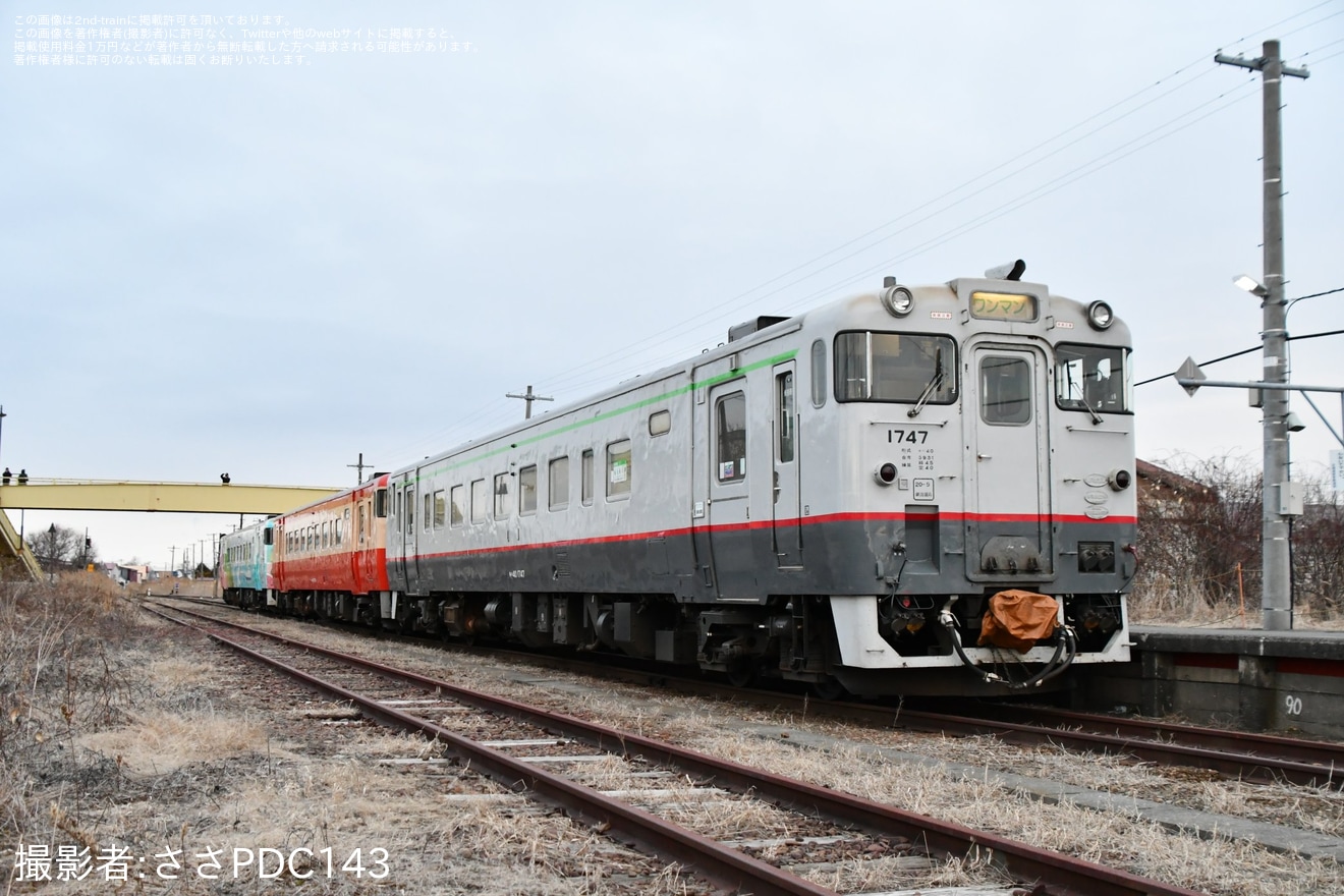 【JR北】キハ40形が定期運用を終了の拡大写真